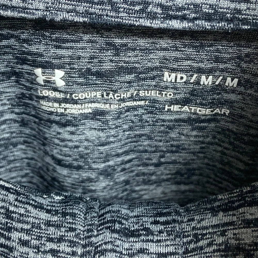Under Armour Heathered Black Quarter-Zip Top - Picture 5 of 6